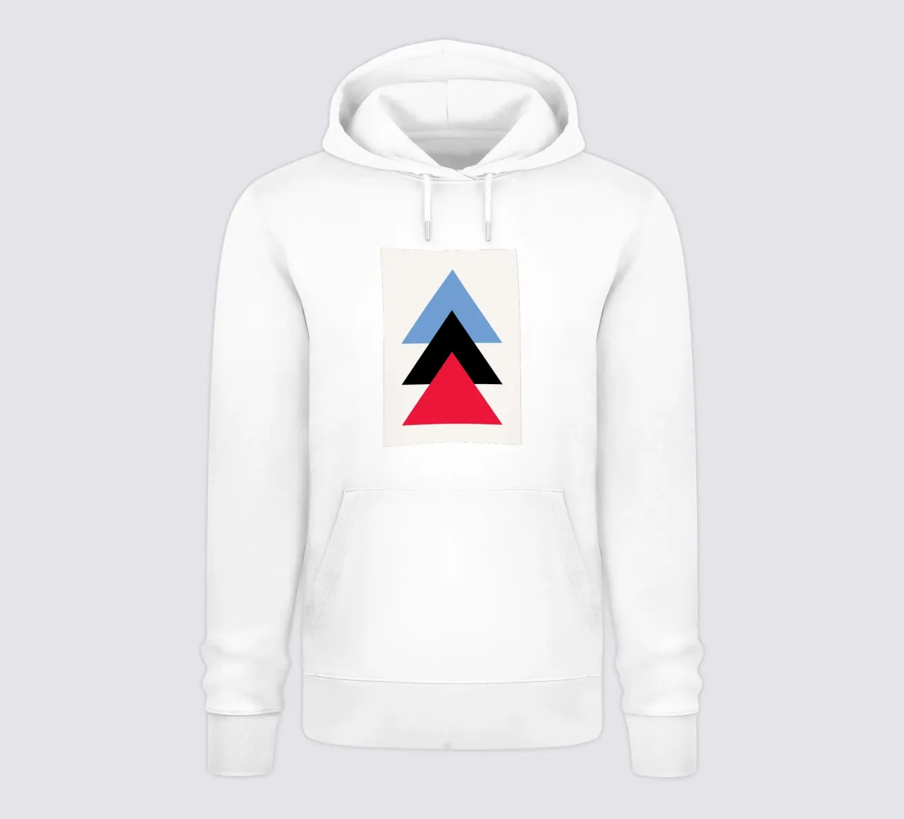 Ascesa Bauhaus: Triangoli geometrici, minimalista e moderno Tre felpa con cappuccio da NorwesClub