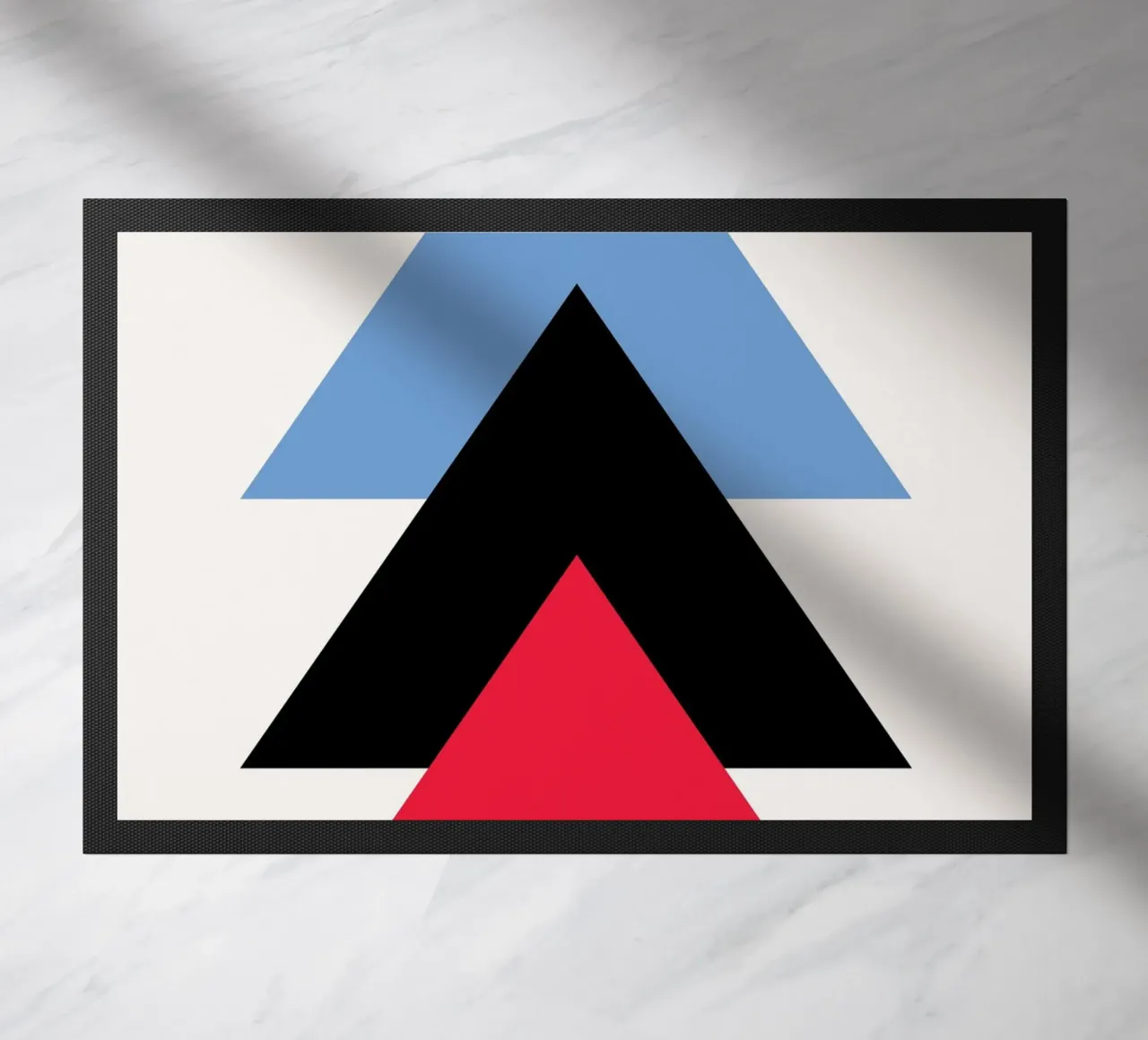 Ascesa Bauhaus: Triangoli geometrici, minimalista e moderno Tre zerbino da NorwesClub