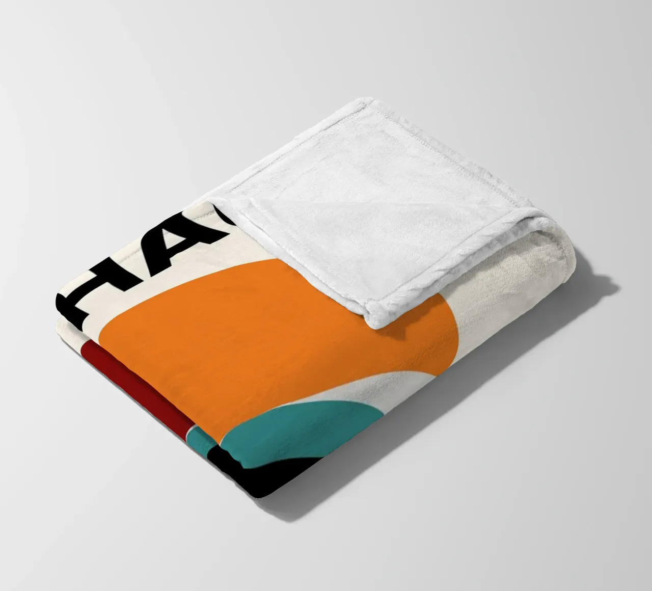 Bauhaus Eye: Iconic Modernism, Abstract Geometric Trend Art fleece blanket by NorwesClub