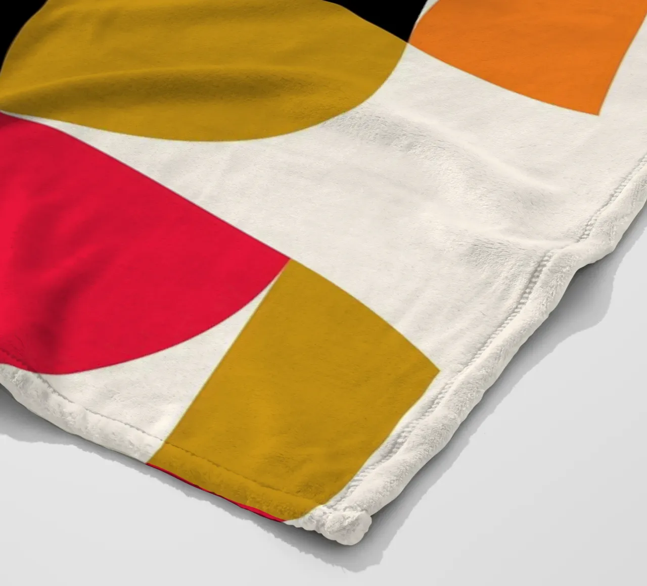 Courbes Bauhaus : Abstraction géométrique, tendance moderne du milieu du siècle plaid polaire de NorwesClub