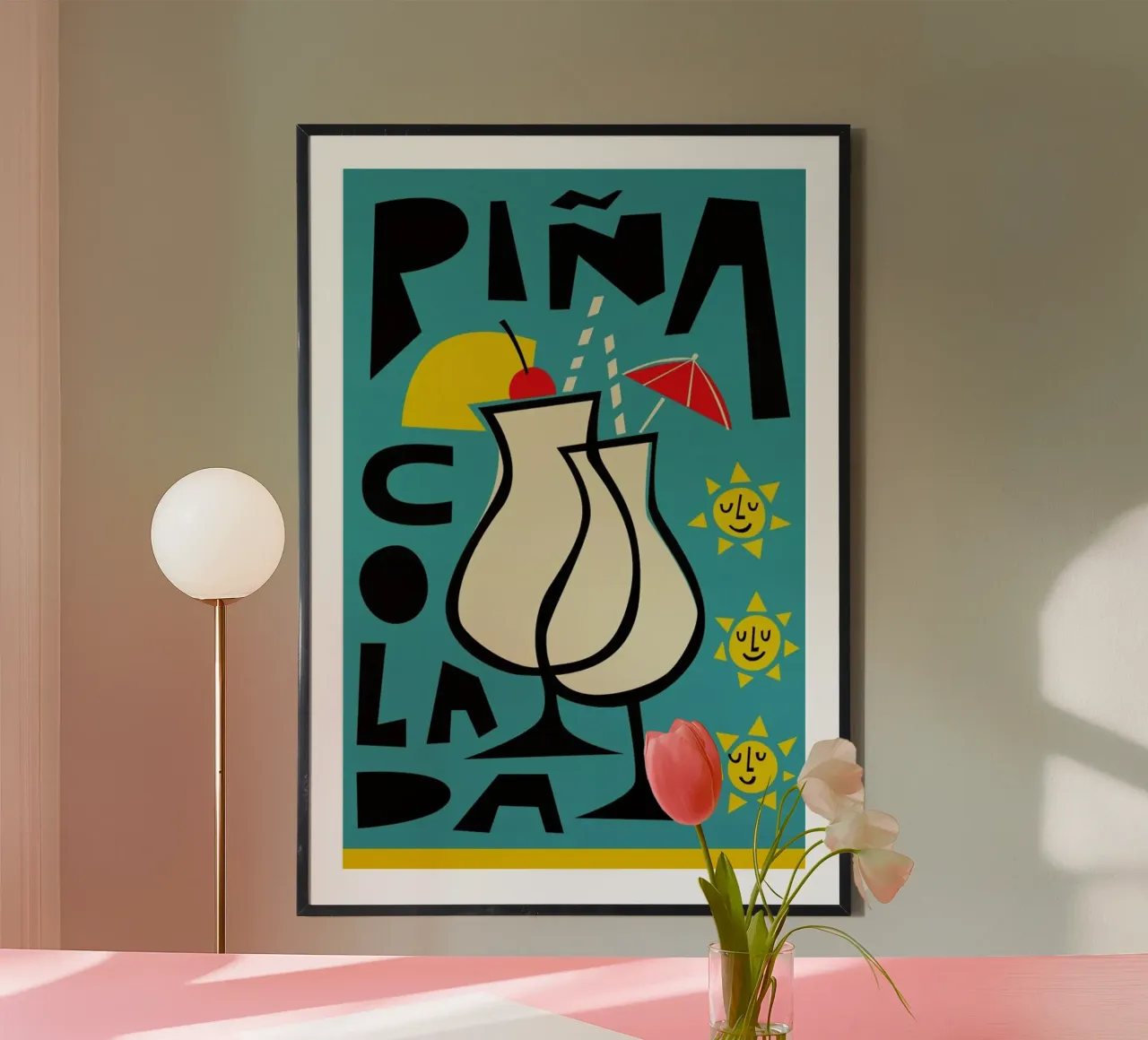 Piña Colada Cocktail hahnemühle by Fox & Velvet