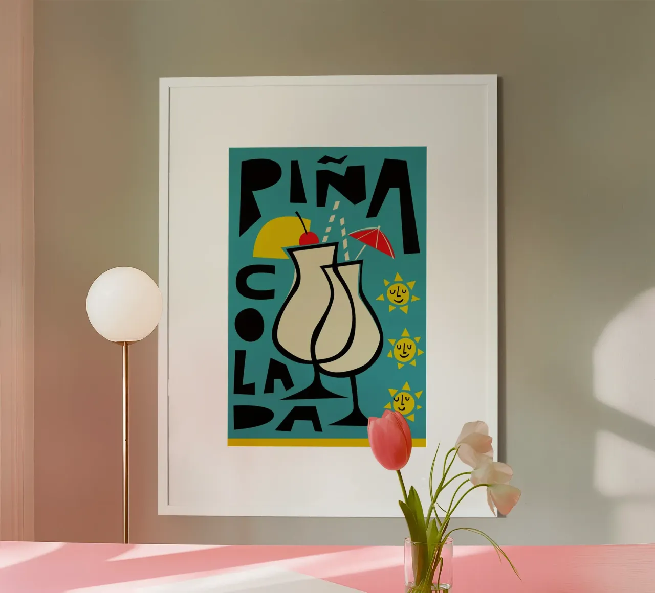 Piña Colada Cocktail hahnemühle by Fox & Velvet