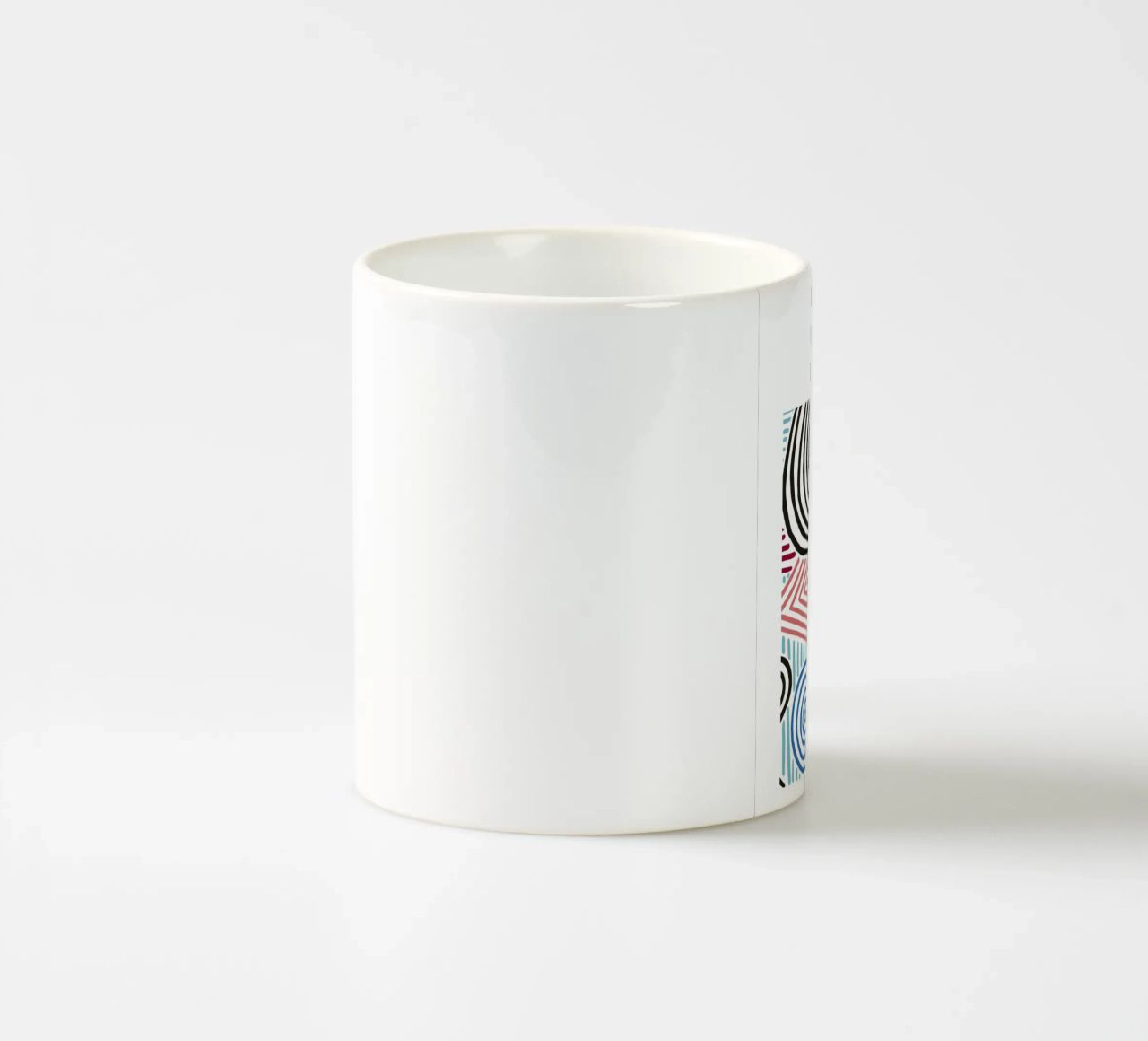 Astratto organico: linee e forme libere, arte moderna di tendenza tazza in ceramica da NorwesClub