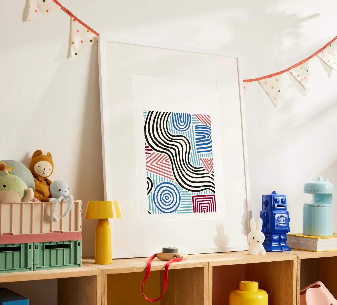 Astratto organico: linee e forme libere, arte moderna di tendenza carta hahnemühle da NorwesClub