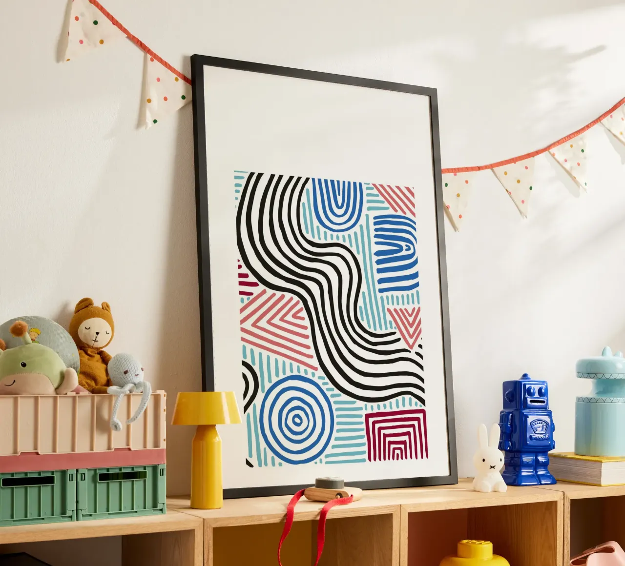 Astratto organico: linee e forme libere, arte moderna di tendenza carta hahnemühle da NorwesClub