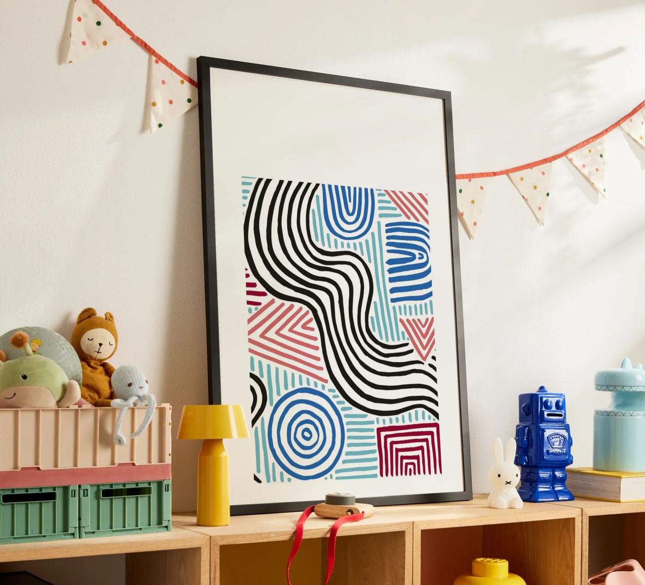Astratto organico: linee e forme libere, arte moderna di tendenza carta hahnemühle da NorwesClub
