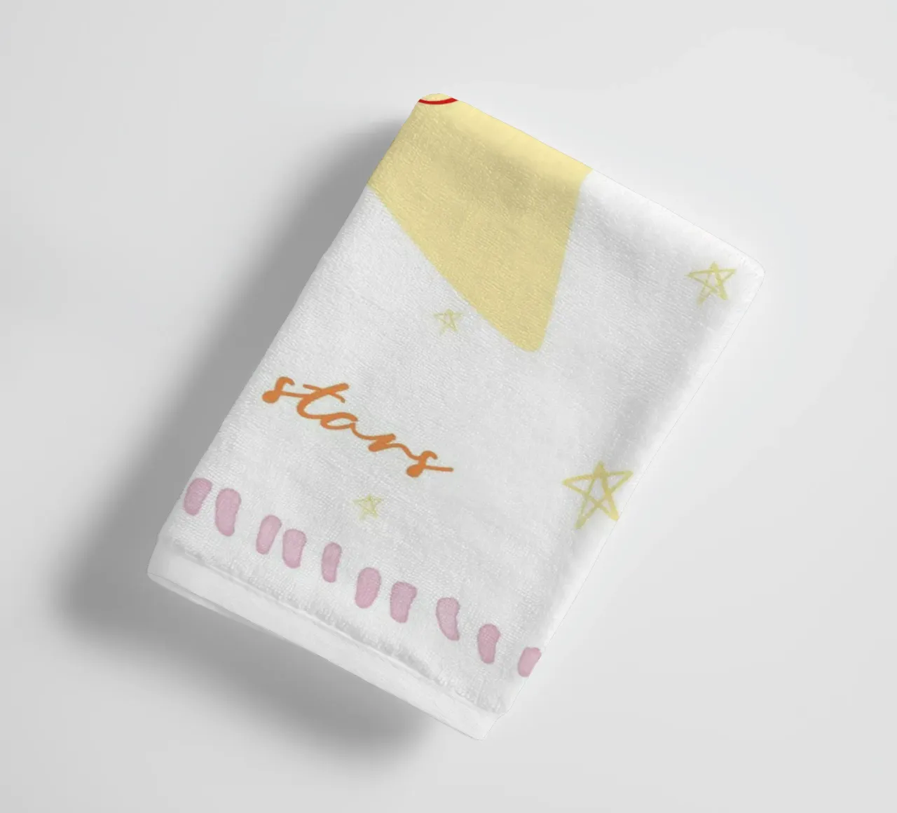 Star Print, Celestial Print towel by Little Lola