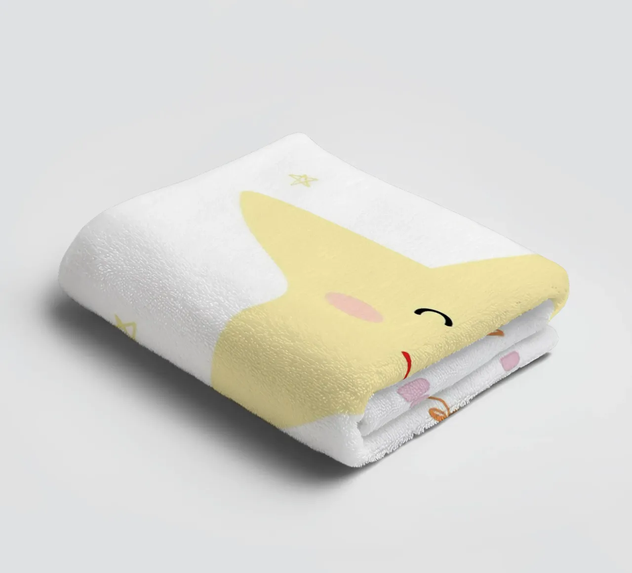 Star Print, Celestial Print towel by Little Lola