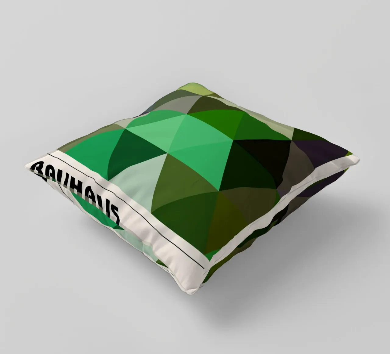 Bauhaus Evergreen: Triangoli geometrici, tendenza verde e terra cuscino da NorwesClub