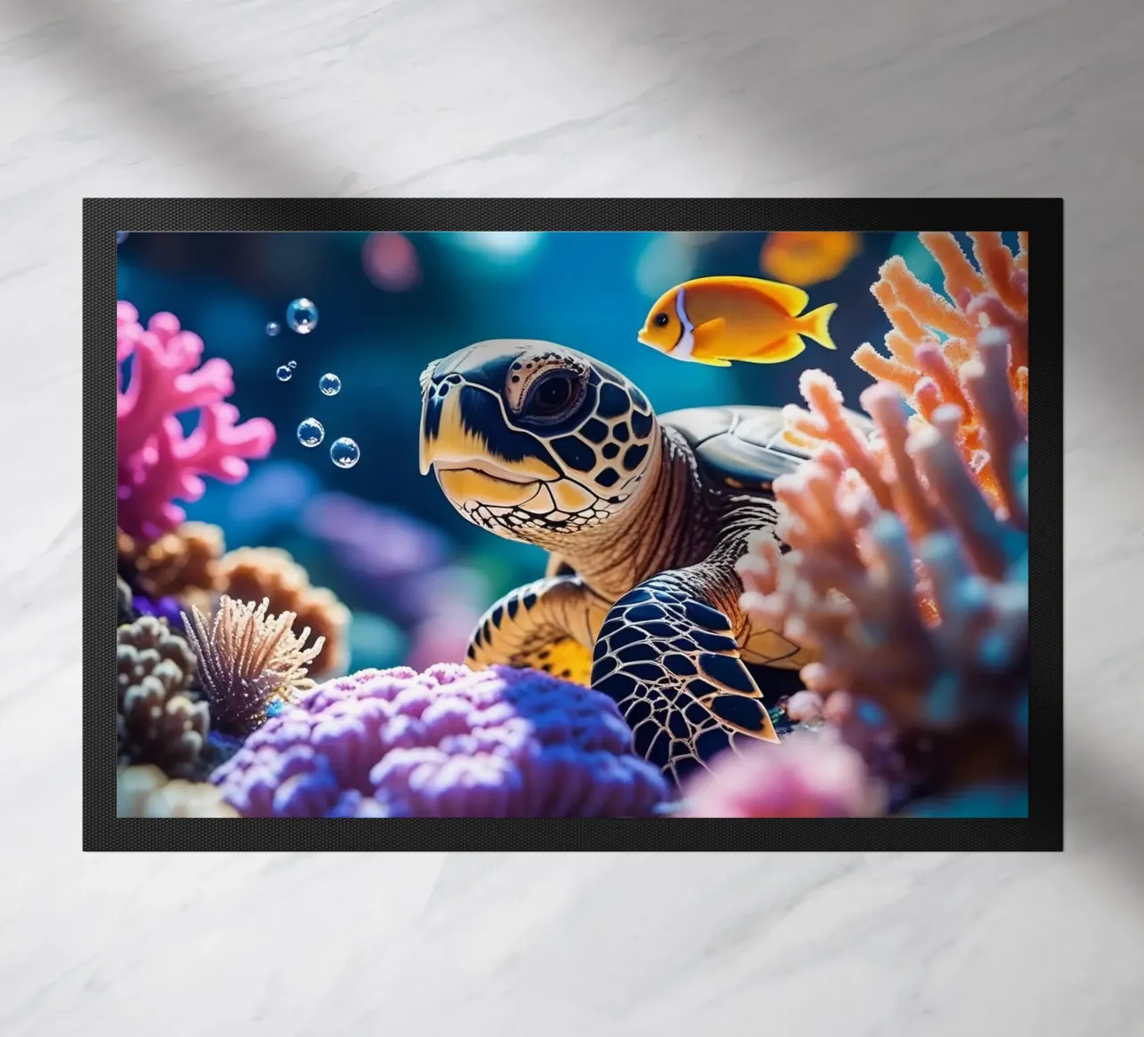🪸🐢 Tartaruga di mare | Scudo solare zerbino da Trinkets NL Design Studio
