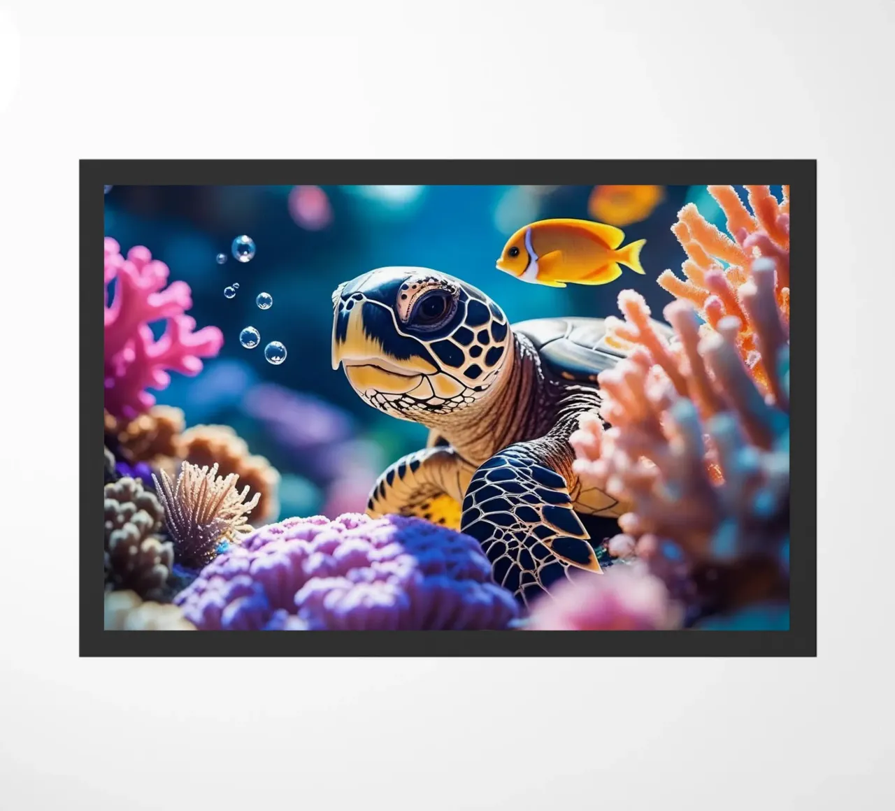 🪸🐢 Tartaruga di mare | Scudo solare zerbino da Trinkets NL Design Studio