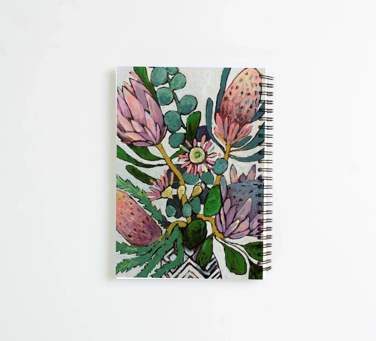 Native Flowers spiral notebook by Lila x Lola