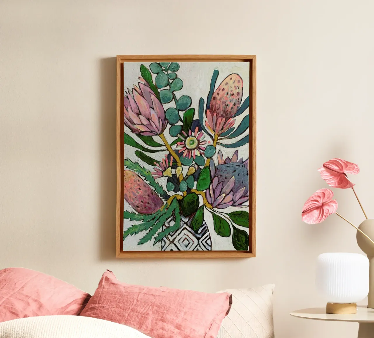 Native Flowers Leinwand von Lila x Lola