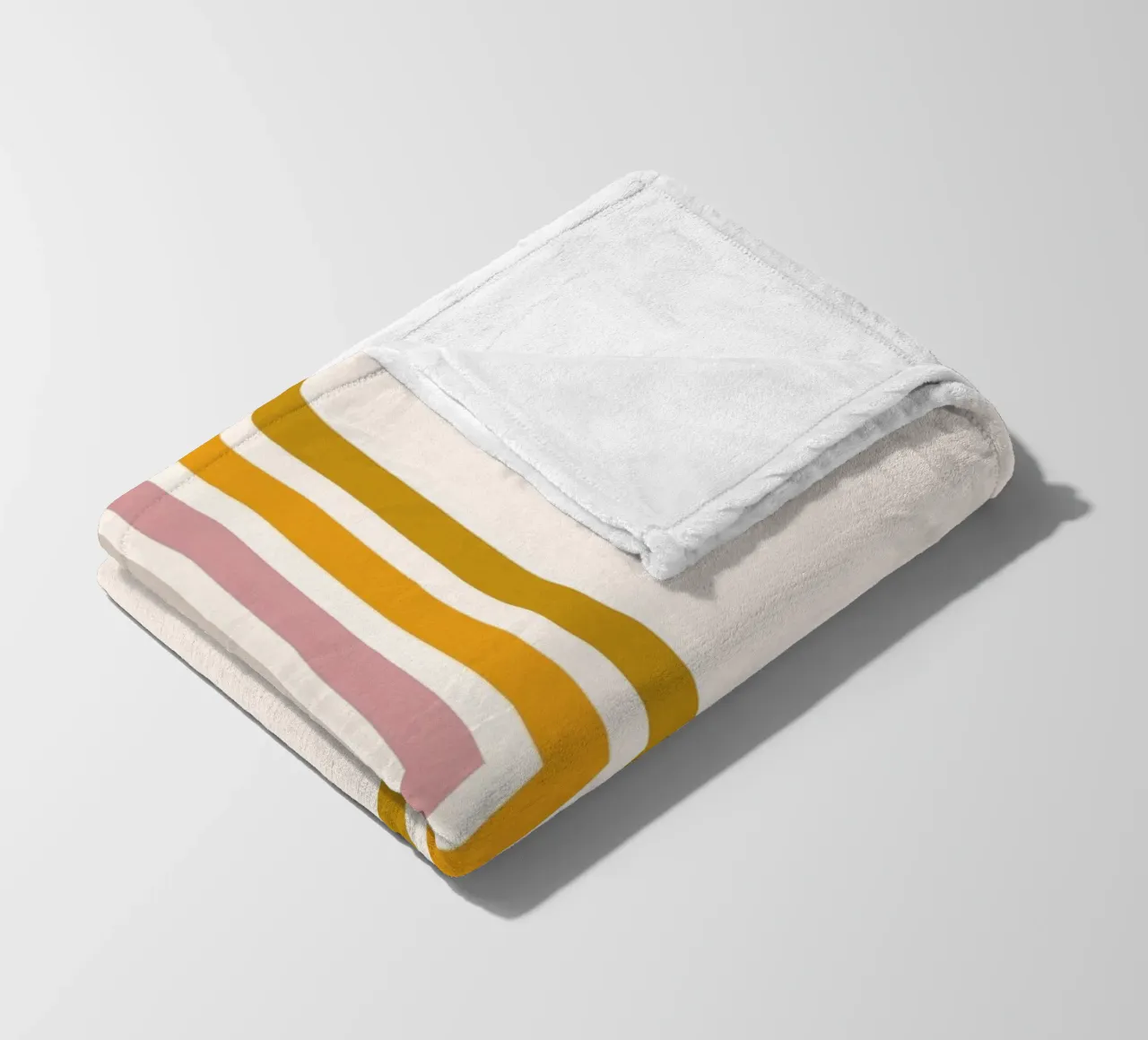 Revival retrò: arte a righe anni '70, tendenza ai toni caldi della terra coperta in pile da NorwesClub