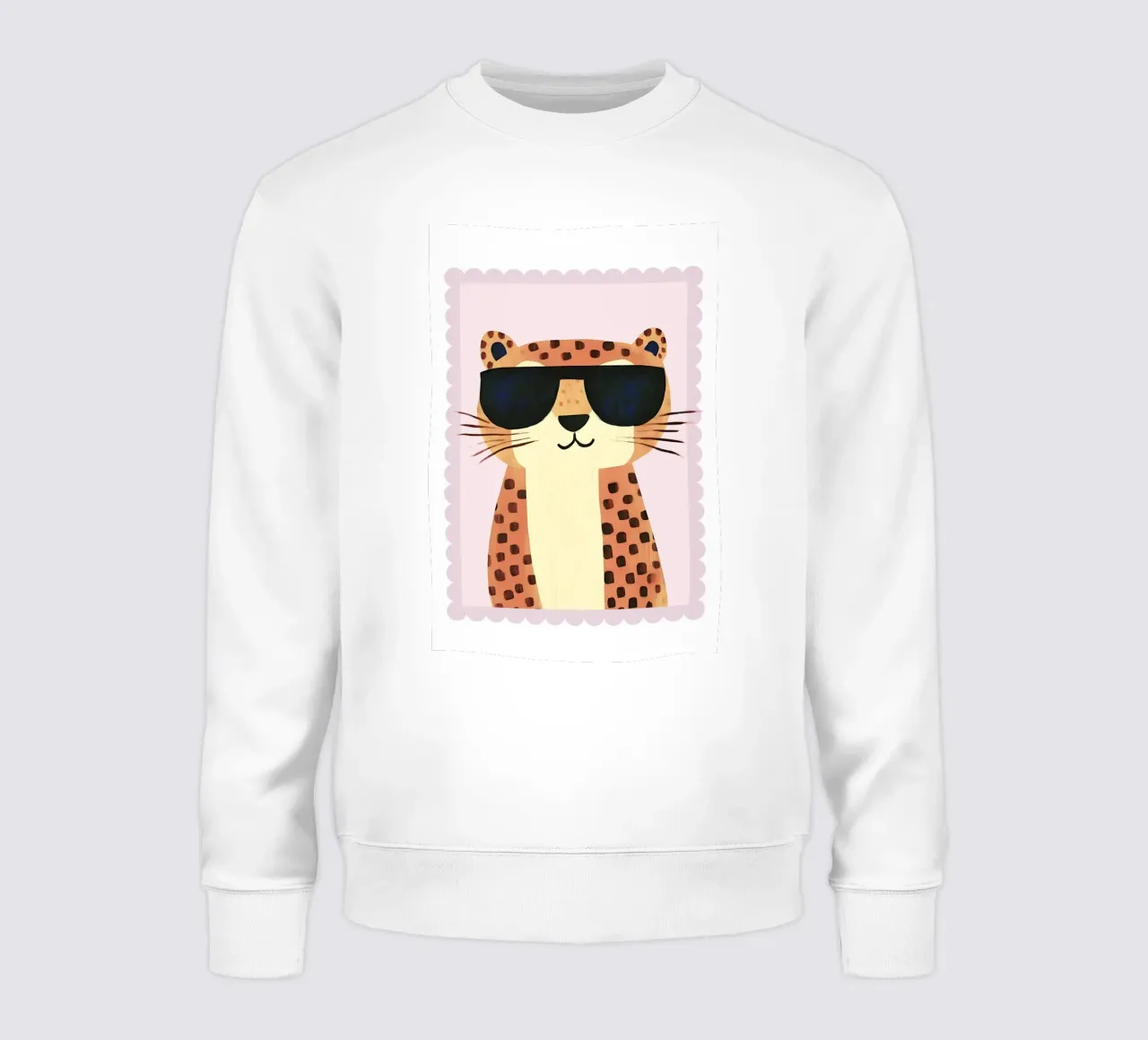 Impresión de guepardo, guepardo con gafas de sol, Nursery Wall Art sudadera de Little Lola