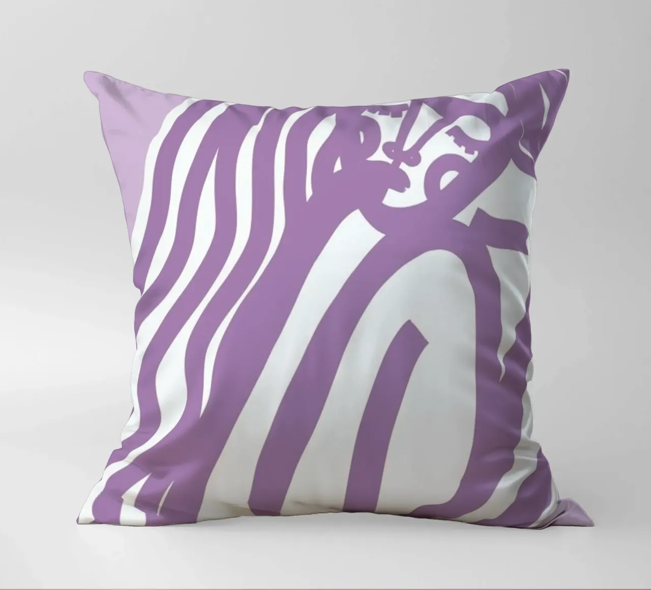 The Silence decorative cushion by treechild