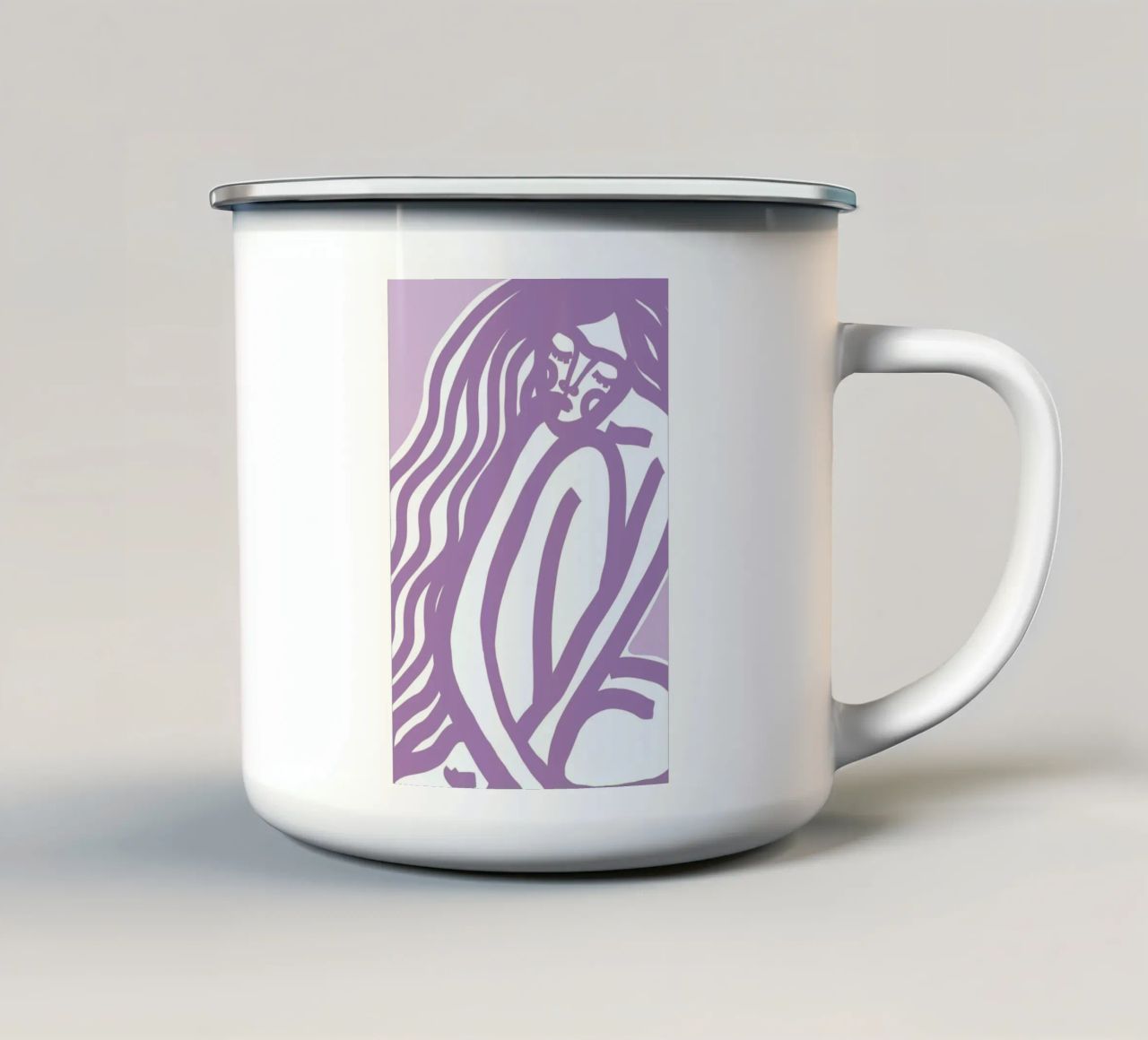 The Silence tazza in smalto da treechild
