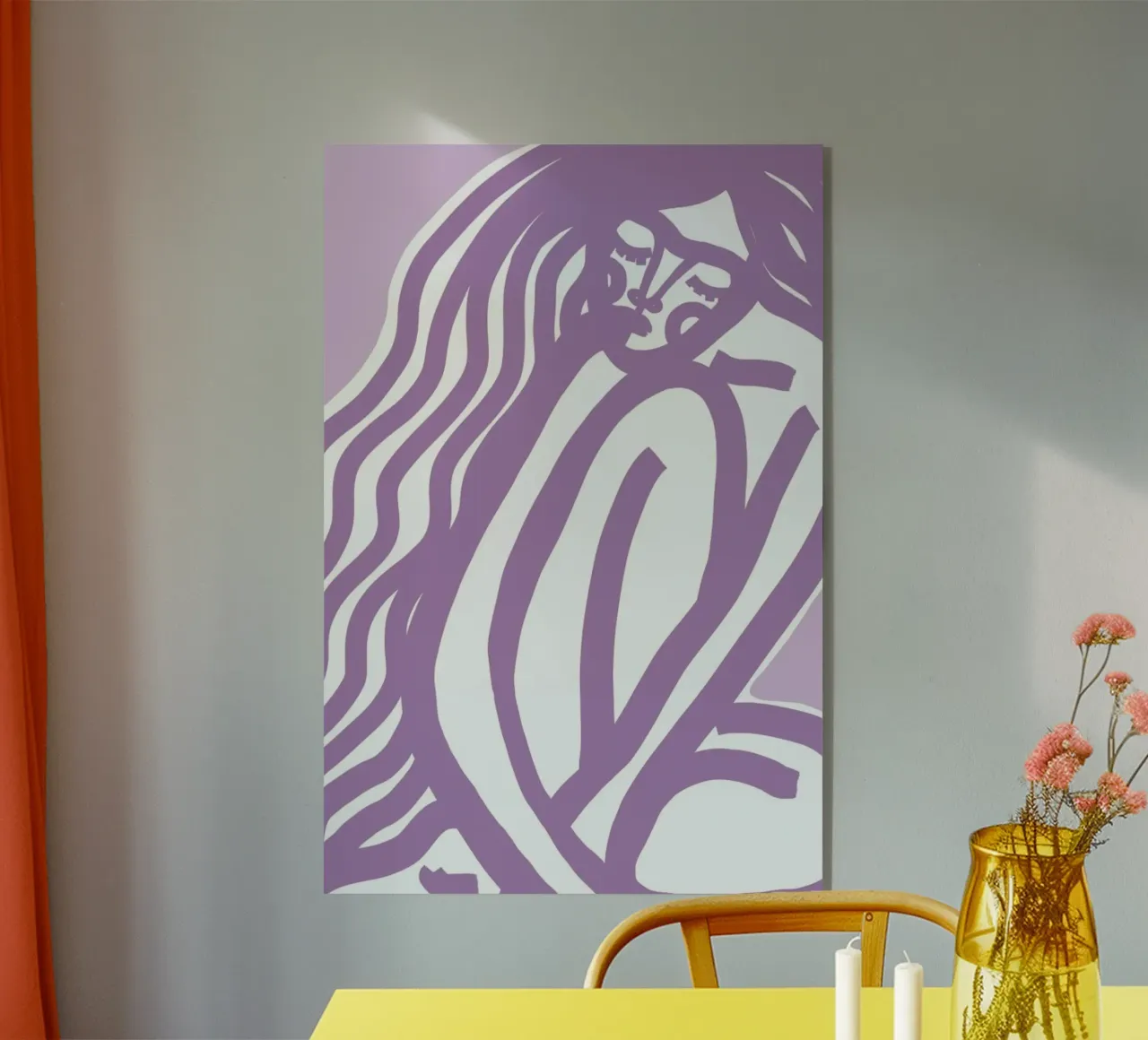 The Silence acrylic glass by treechild