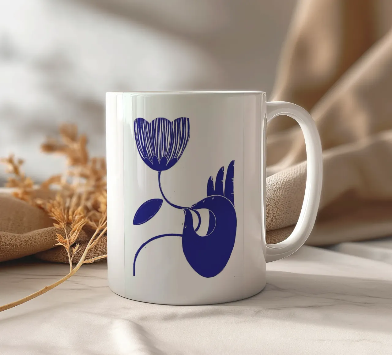 Dexterity Blue tazza in ceramica da Graphite