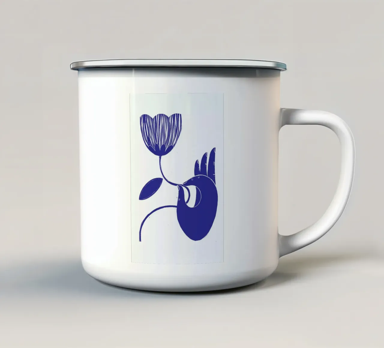 Dexterity Blue tazza in smalto da Graphite