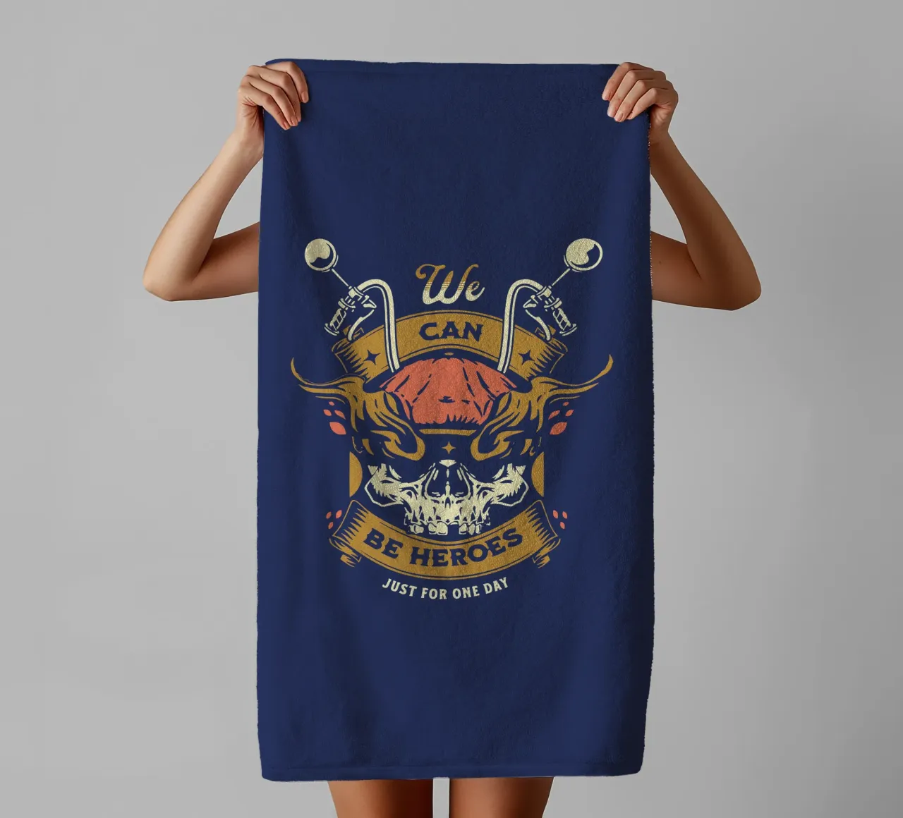 We can be heroes towel by Gunawan Rb