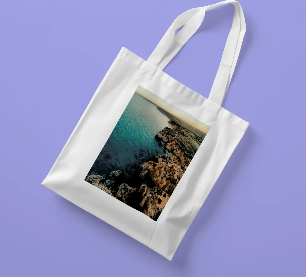 Sundown Mood 2 borsa in juta da Sebastian Hilgetag