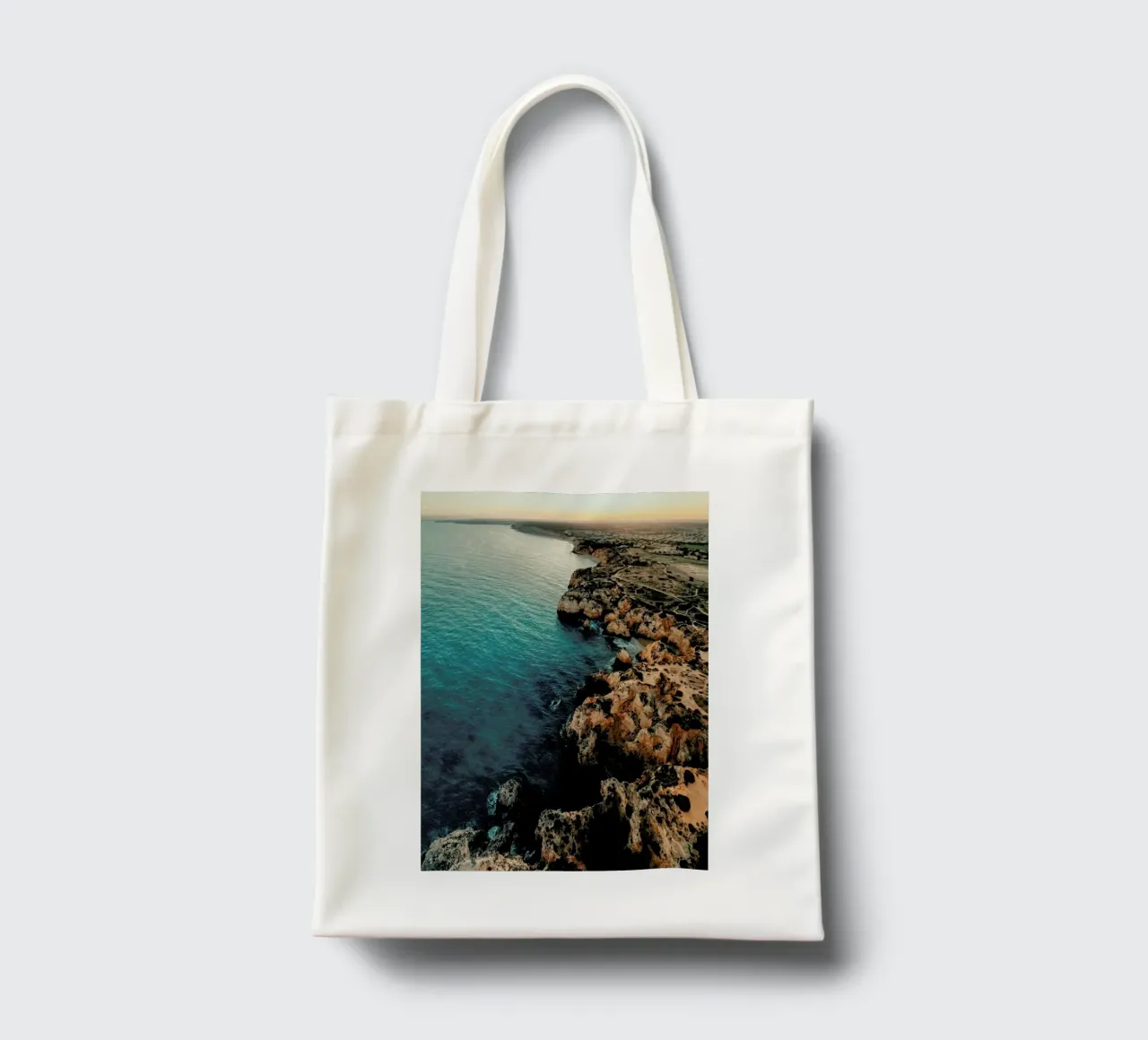 Sundown Mood 2 borsa in juta da Sebastian Hilgetag