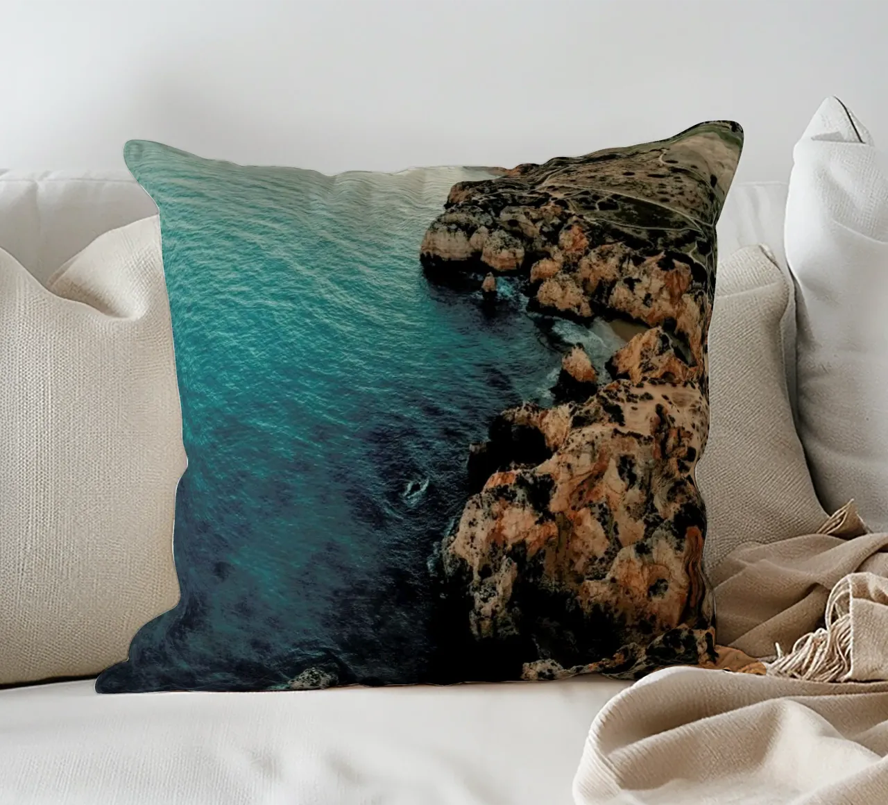 Sundown Mood 2 cuscino da Sebastian Hilgetag