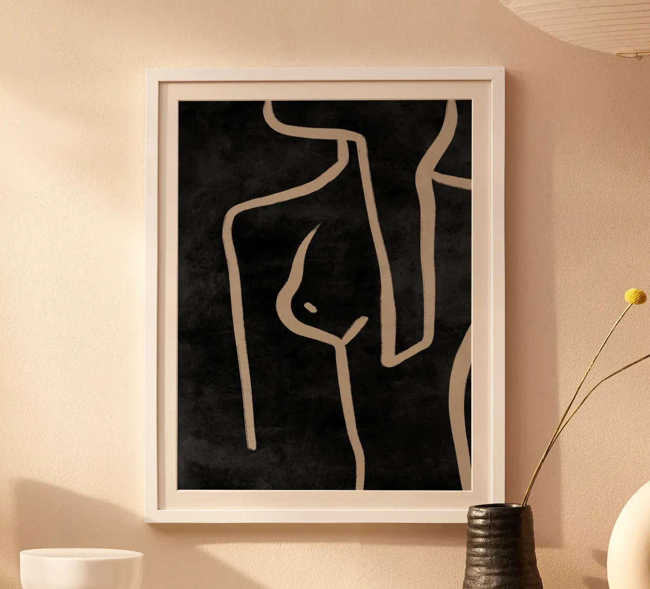 Stampa astratta di donna, arte moderna minimalista poster da AbstractPrints