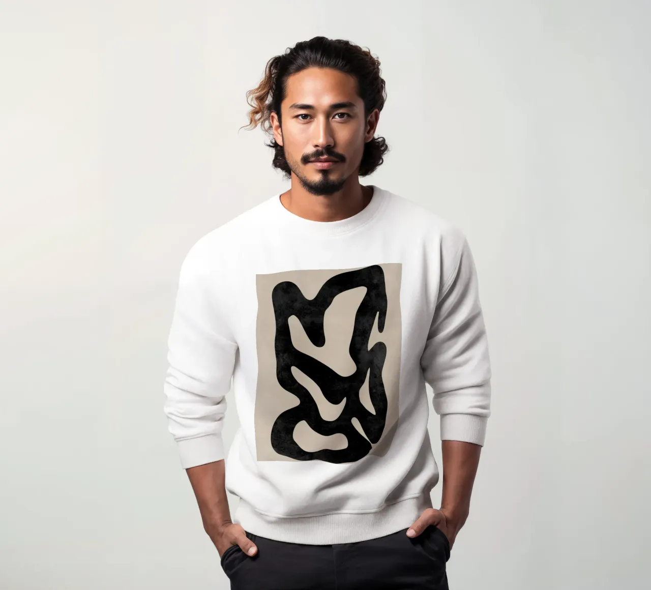 Arte Abstracto, Arte Abstracto Moderno, Arte Neutro sudadera de AbstractPrints