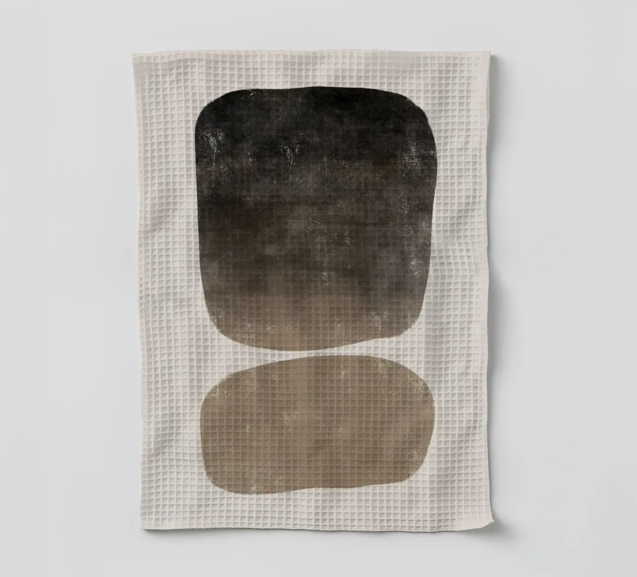 Abstract Modern Art, affiche monochrome neutre torchon de AbstractPrints