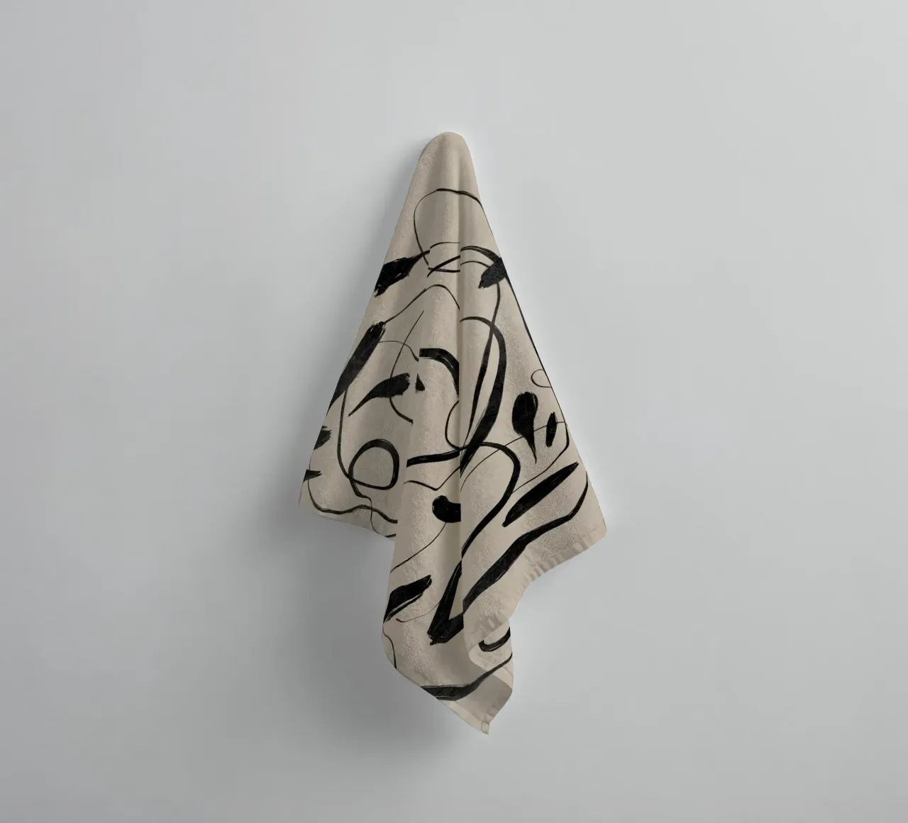 Abstract Pattern Wall Art, Modern Abstract Poster towel by AbstractPrints