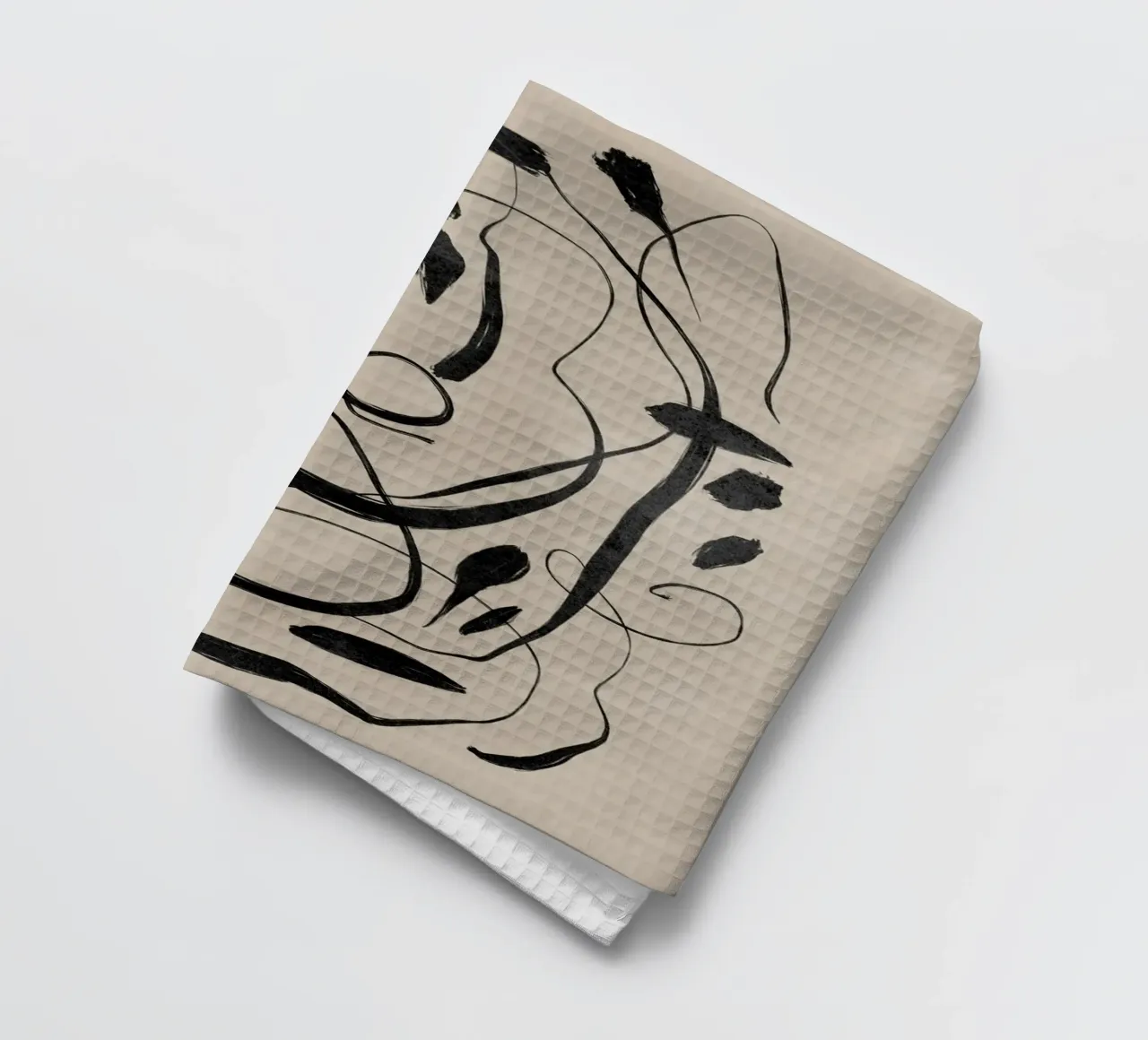 Art mural à motifs abstraits, poster abstrait moderne torchon de AbstractPrints