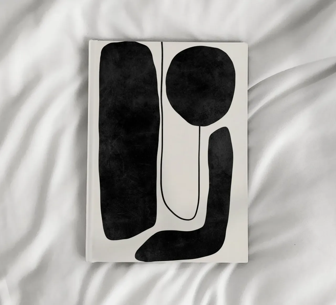 Abstract Modern Art, Minimalist Print notebook by AbstractPrints