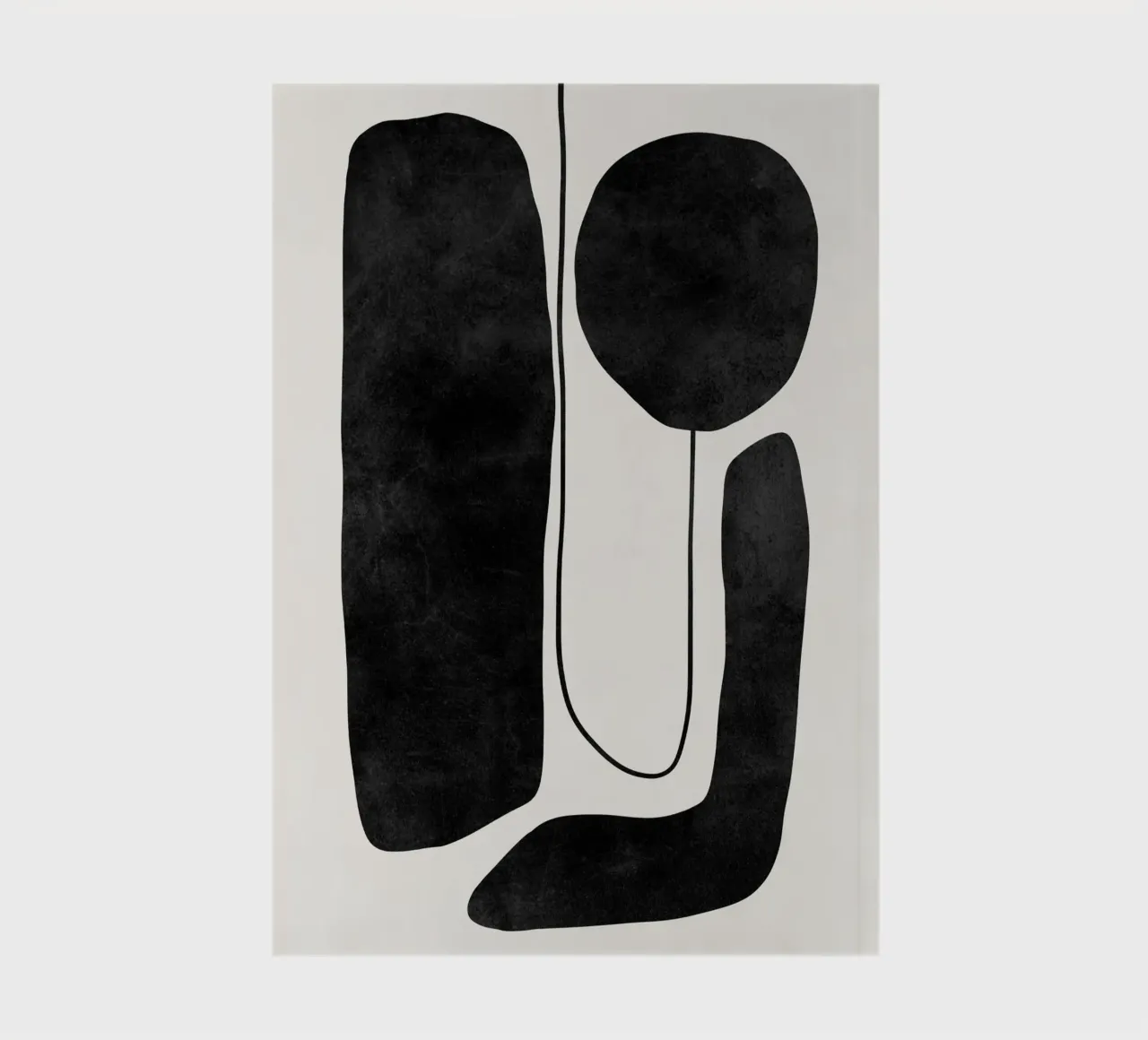Abstract Modern Art, Minimalist Print notebook by AbstractPrints