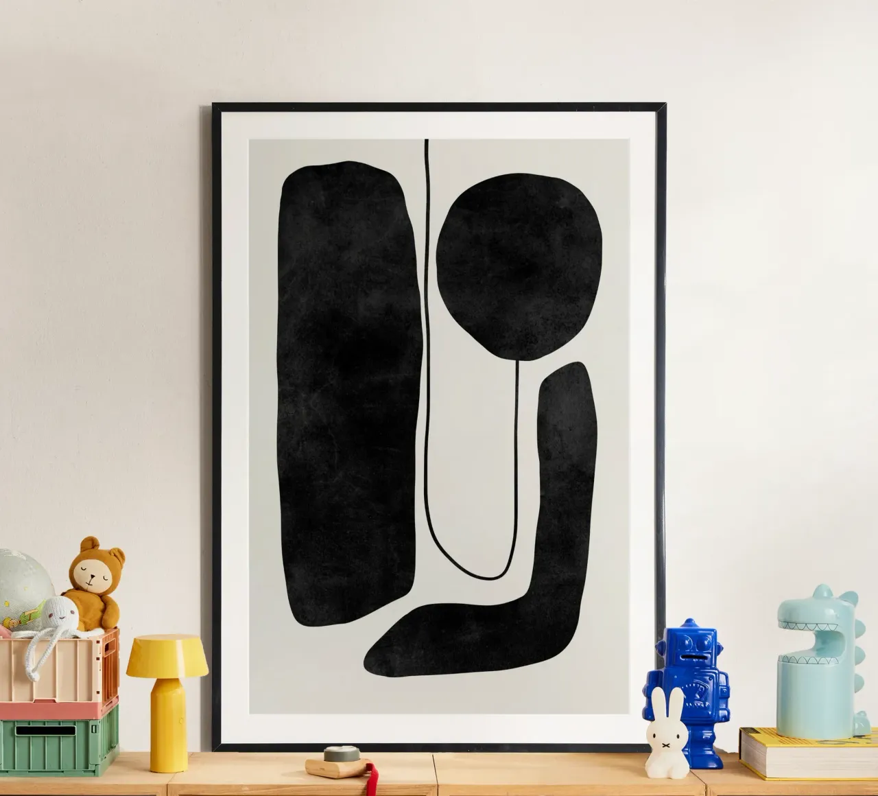 Abstract Modern Art, Minimalist Print poster by AbstractPrints