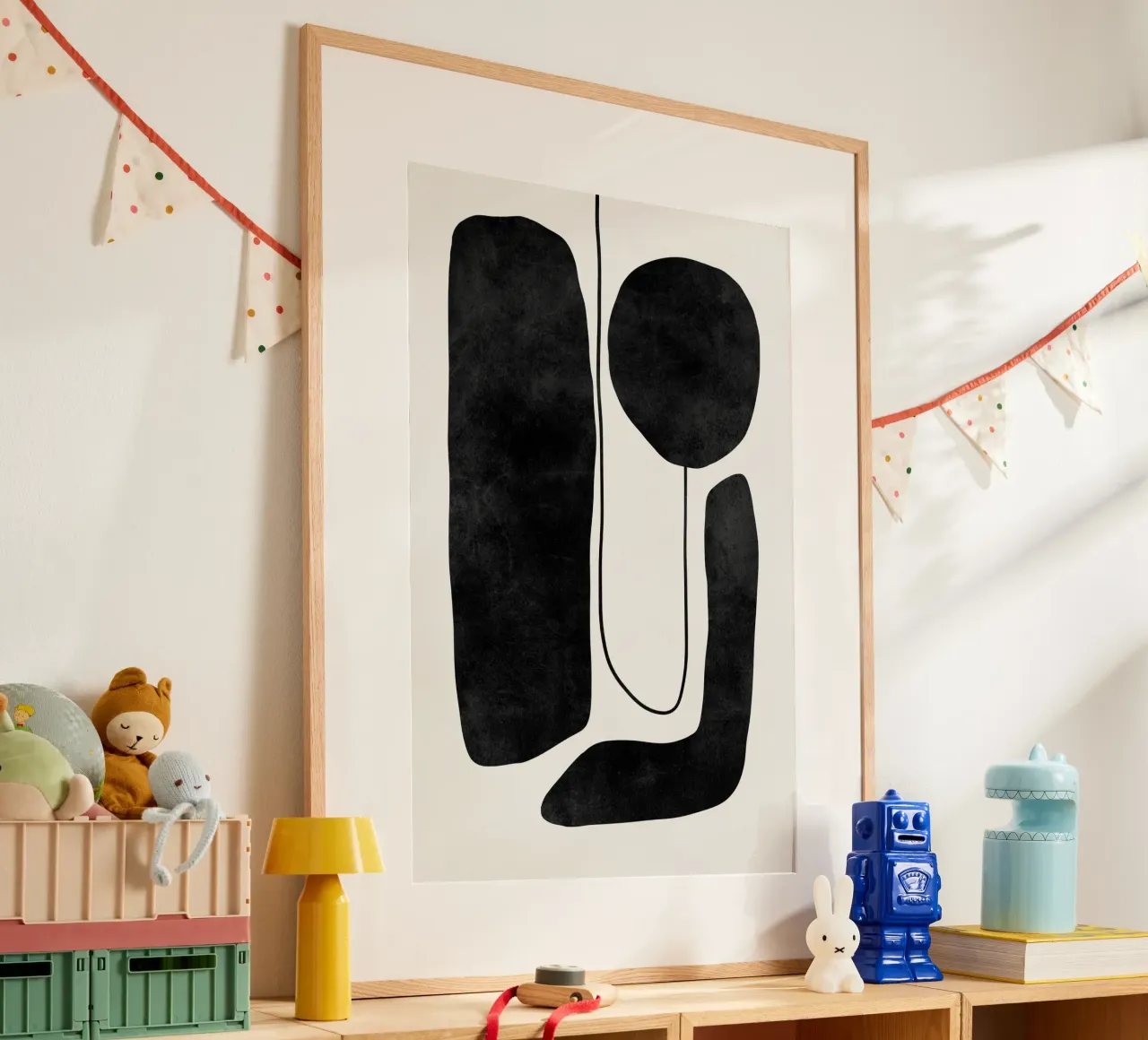 Abstract Modern Art, Minimalist Print poster by AbstractPrints