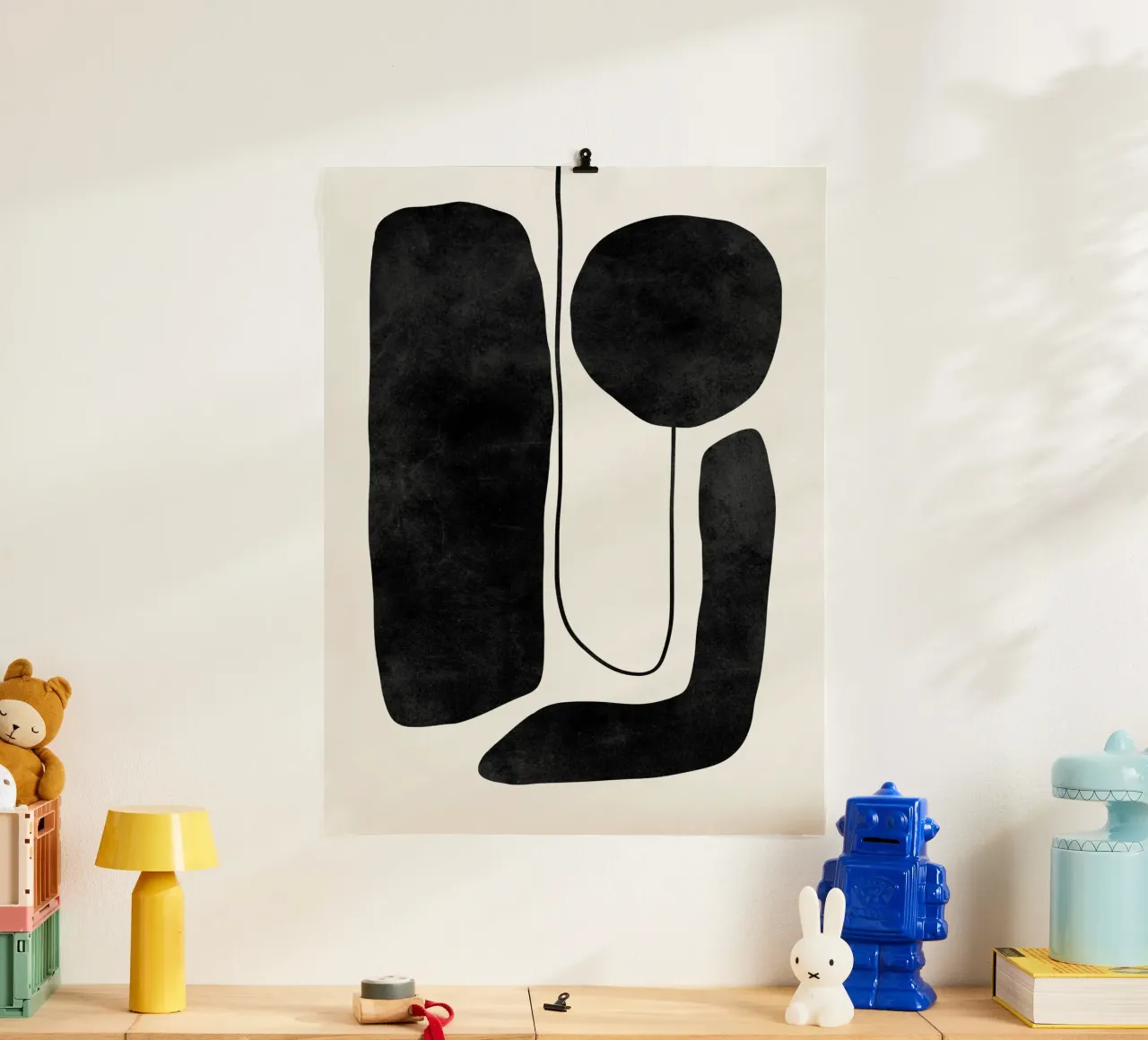 Abstract Modern Art, Minimalist Print poster by AbstractPrints