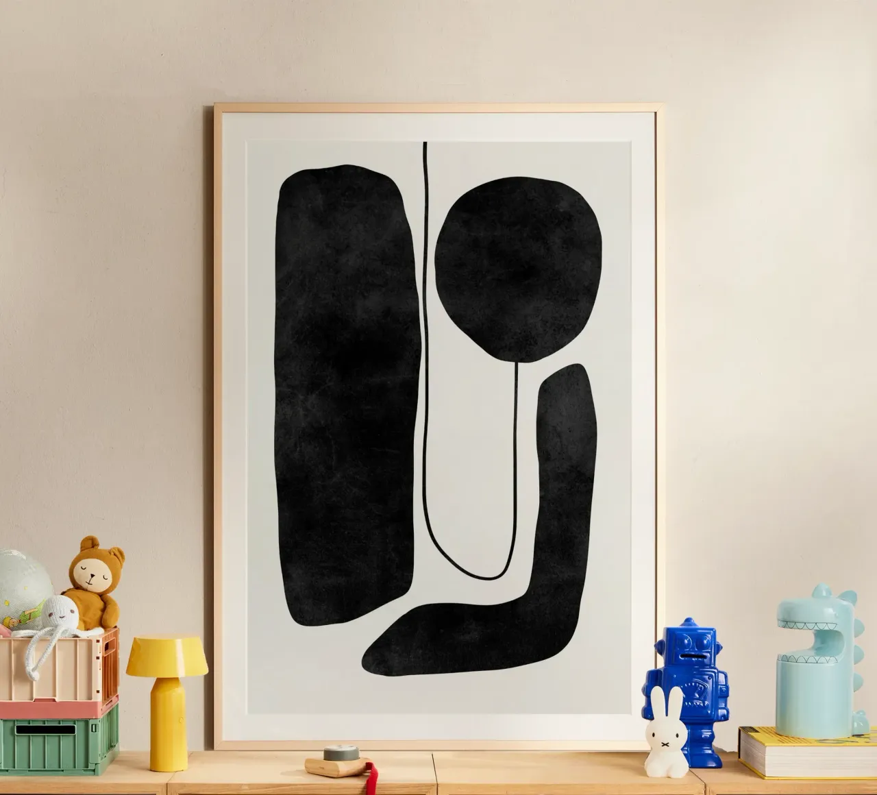 Abstract Modern Art, Minimalist Print poster by AbstractPrints
