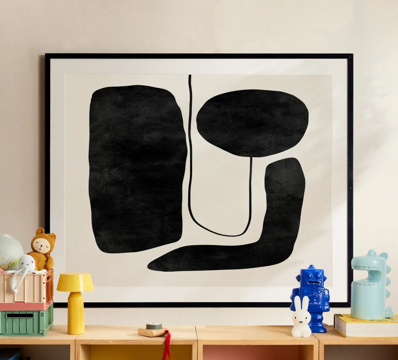 Abstract Modern Art, Minimalist Print poster by AbstractPrints
