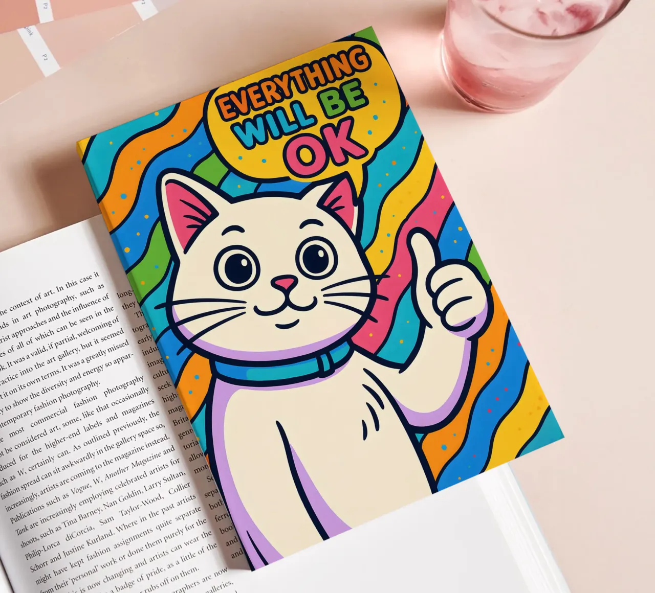 Optimistic Cat Vibes notebook by MakArena