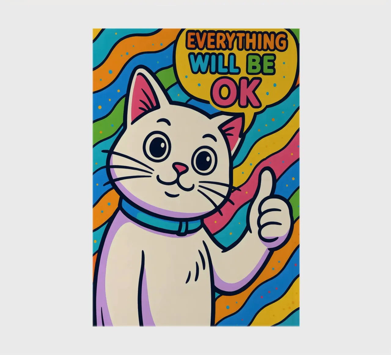 Optimistic Cat Vibes notebook by MakArena