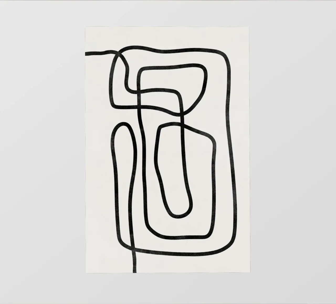 Arte moderna astratta, stampa geometrica, poster astratto telo in pvc da AbstractPrints