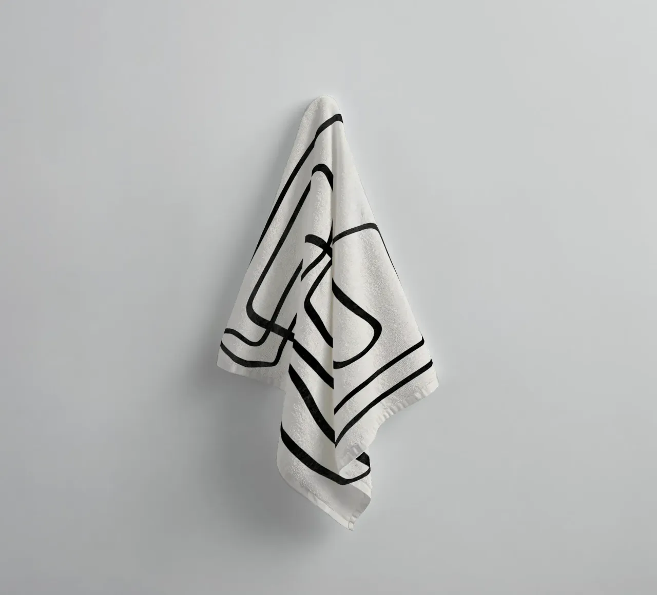 Abstract Modern Art, Geometric Print, Abstract Poster towel by AbstractPrints