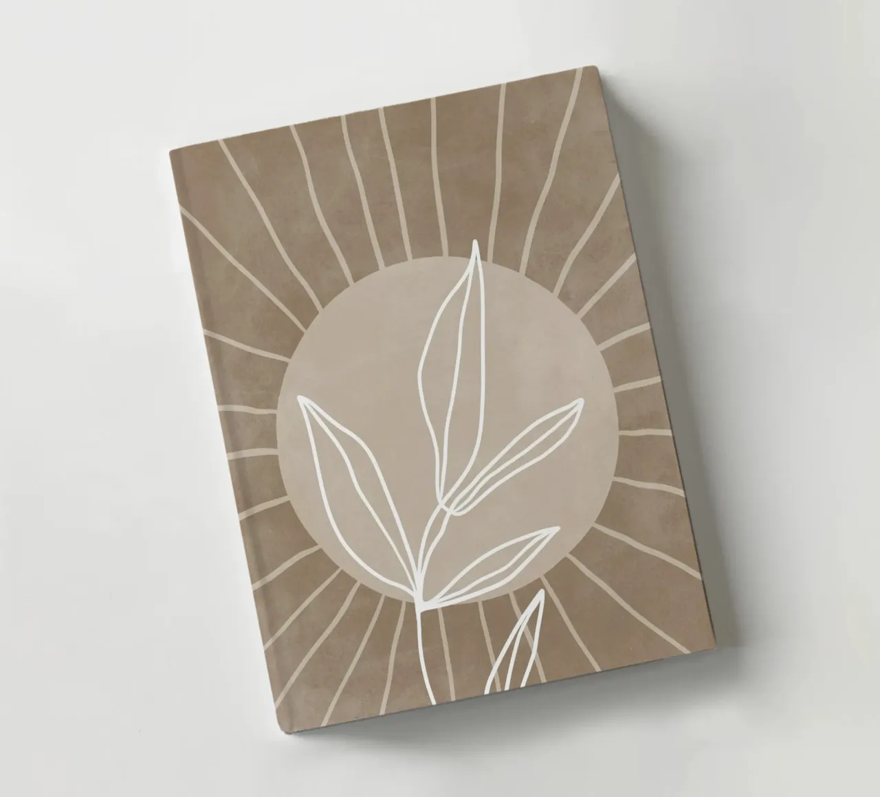 Abstract Modern Art, Nature Poster, Botanical Print notebook by AbstractPrints