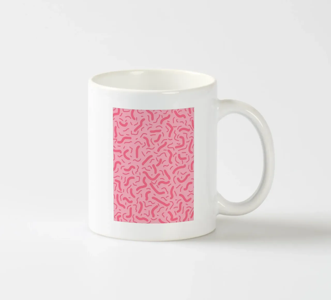 Piccole linee astratte tazza in ceramica da MODERN NUANCE