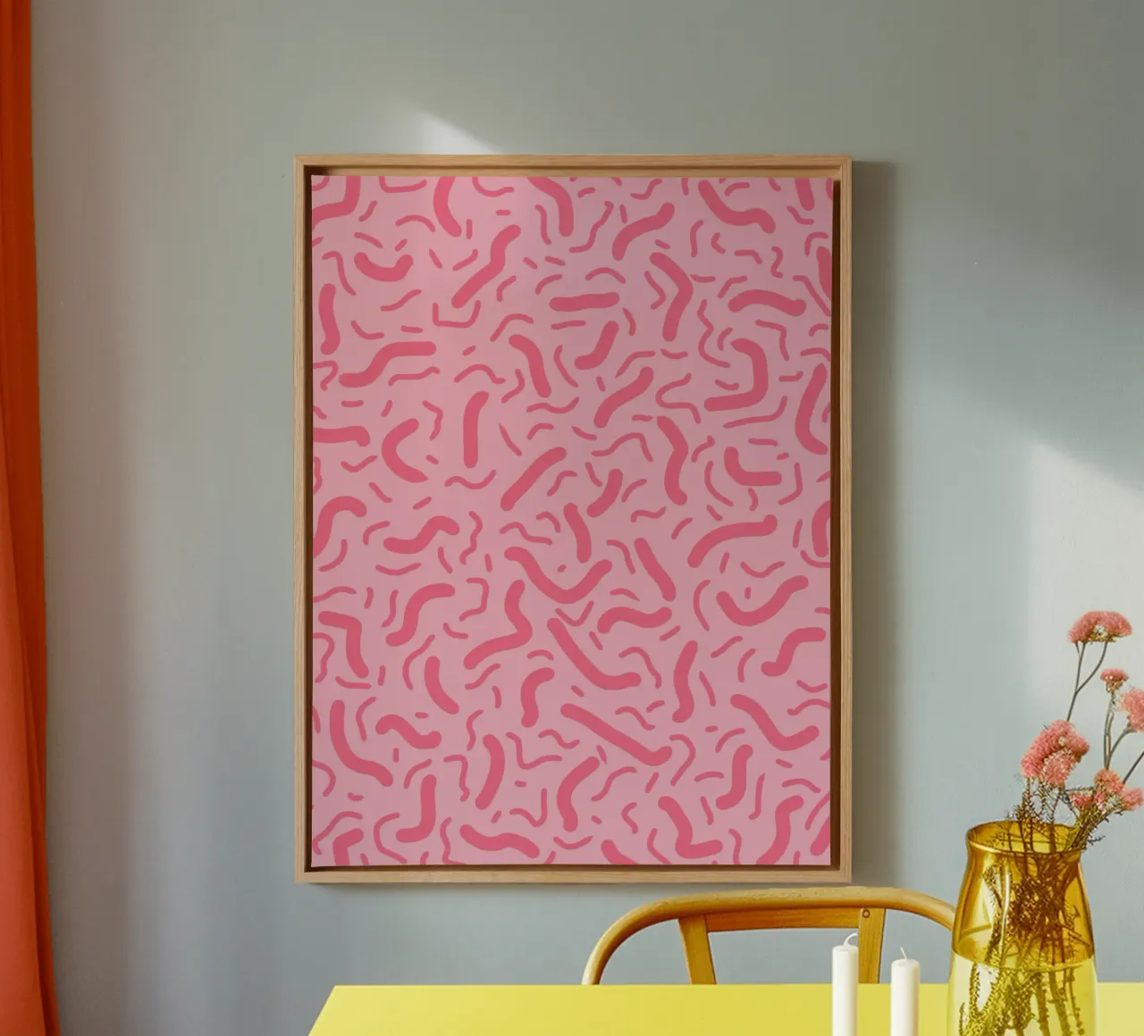 Abstract Small Lines canvas by MODERN NUANCE