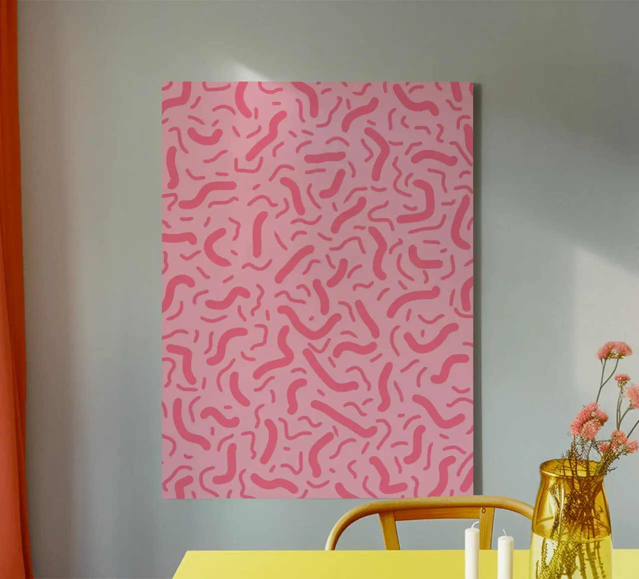 Abstract Small Lines canvas by MODERN NUANCE