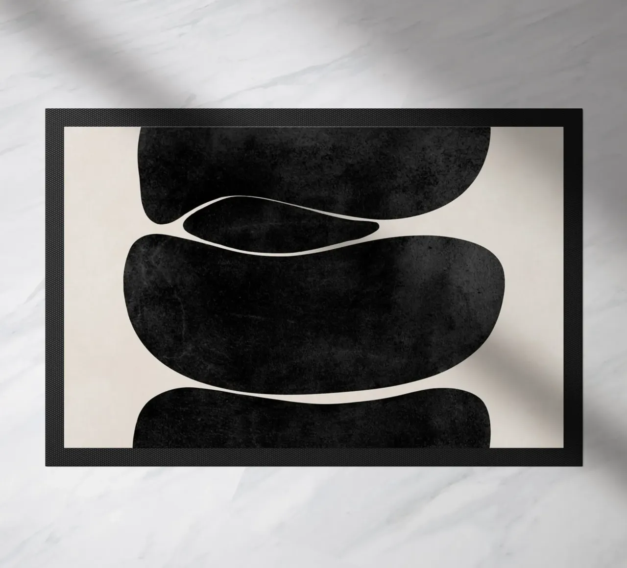 Abstract Modern Art, Geometric Modern Print, Minimalist Art doormat by AbstractPrints
