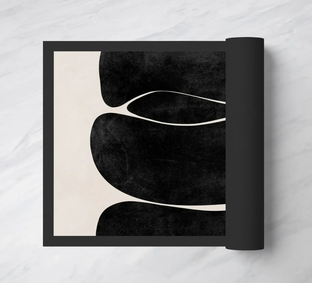 Abstract Modern Art, Geometric Modern Print, Minimalist Art doormat by AbstractPrints